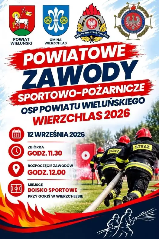 Powiatowe Zawody Sportowo-Pożarnicze w Wierzchlesie – rozmowa Radia Wierzchlas