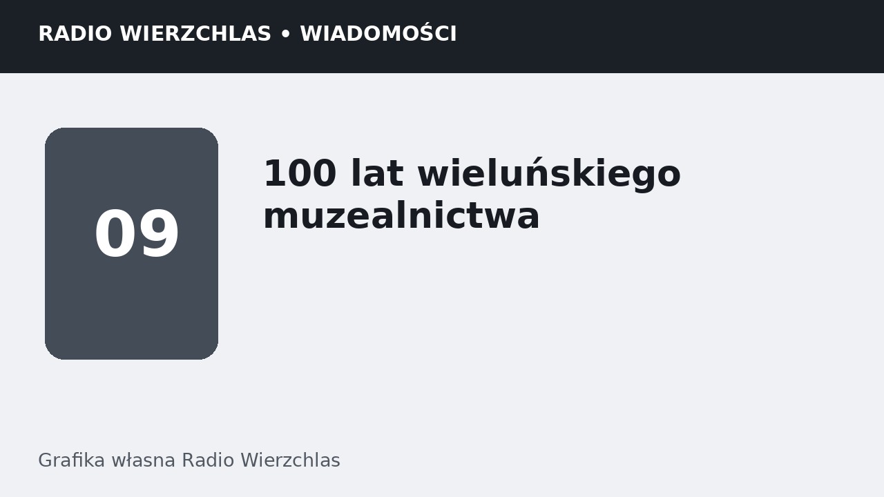 Grafika informacyjna Radio Wierzchlas.
