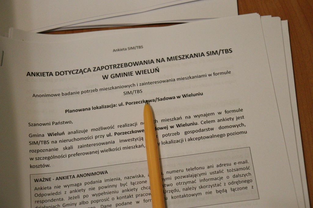 Zdjęcie do informacji: Wieluń sprawdza zainteresowanie mieszkaniami SIM/TBS. Ruszyła ankieta