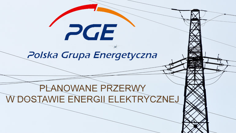 Grafika ilustracyjna dotycząca tematu: 29 września planowane przerwy w dostawie prądu na siedmiu ulicach Wierzchlasa