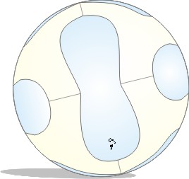 Piłka do piłki ręcznej – grafika ilustracyjna. Wikimedia Commons.
