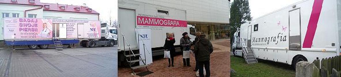 Mammobusy wykorzystywane do badań profilaktycznych
