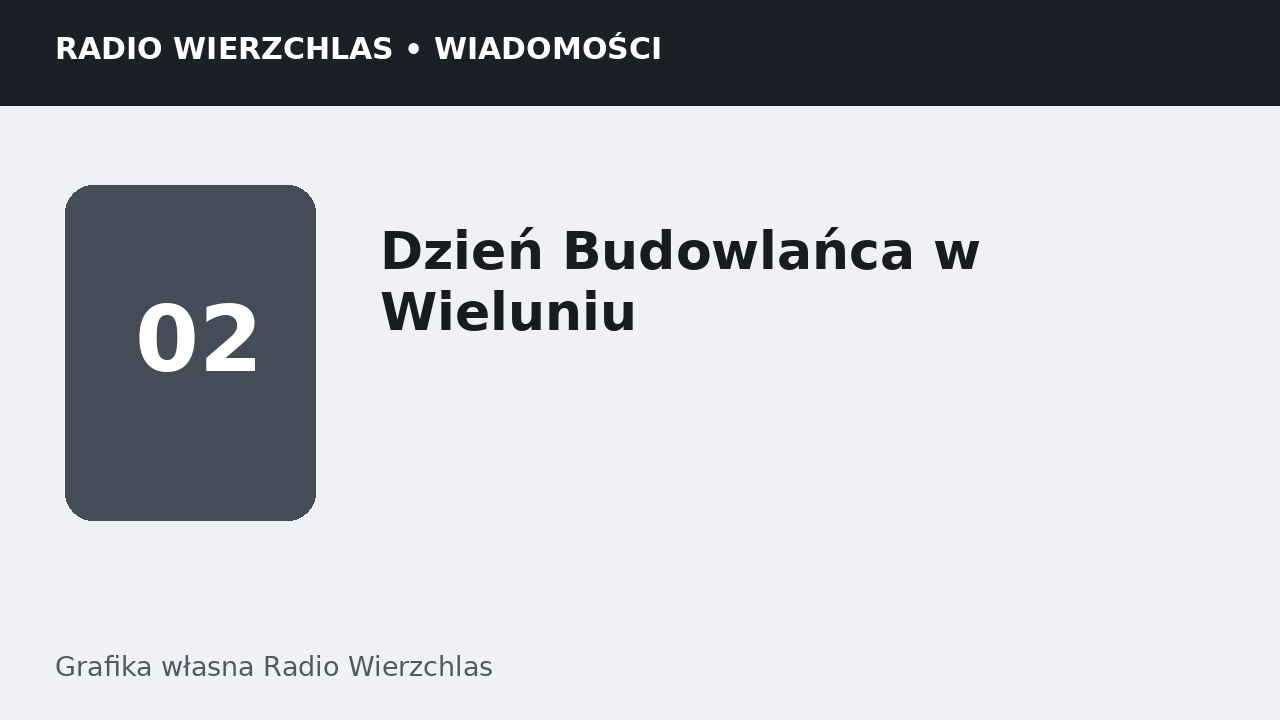Grafika informacyjna Radio Wierzchlas.
