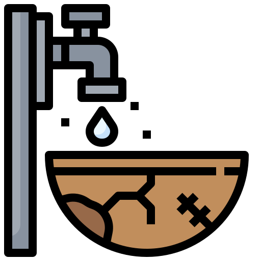 Grafika ilustracyjna związana z wodą i odczytem wodomierza. Nie przedstawia instalacji w Ożarowie. Źródło: Wikimedia Commons, CC0.