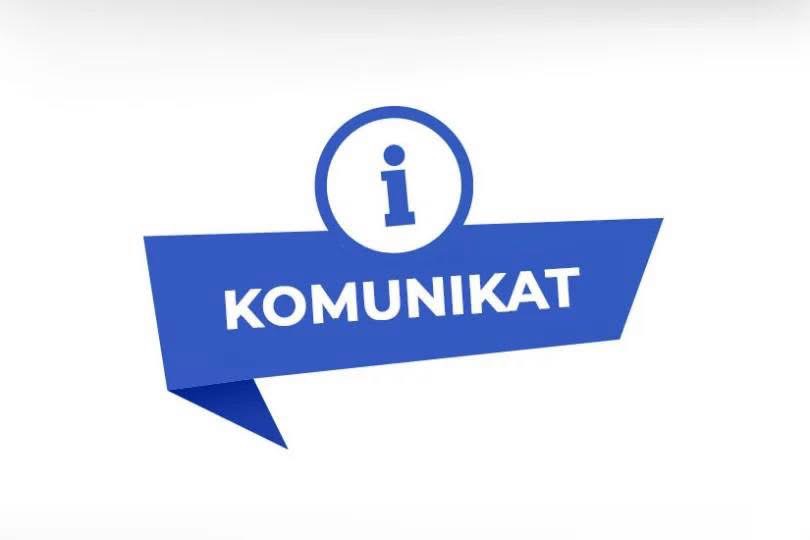 Komunikat dotyczący normalnego funkcjonowania szkół prowadzonych przez Powiat Wieluński.
