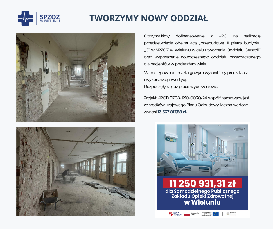Oddział Geriatrii SPZOZ w Wieluniu