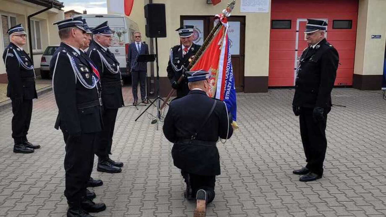 Zmiana w ZMG OSP Gminy Wieluń. Sebastian Jasiński przejął funkcję komendanta