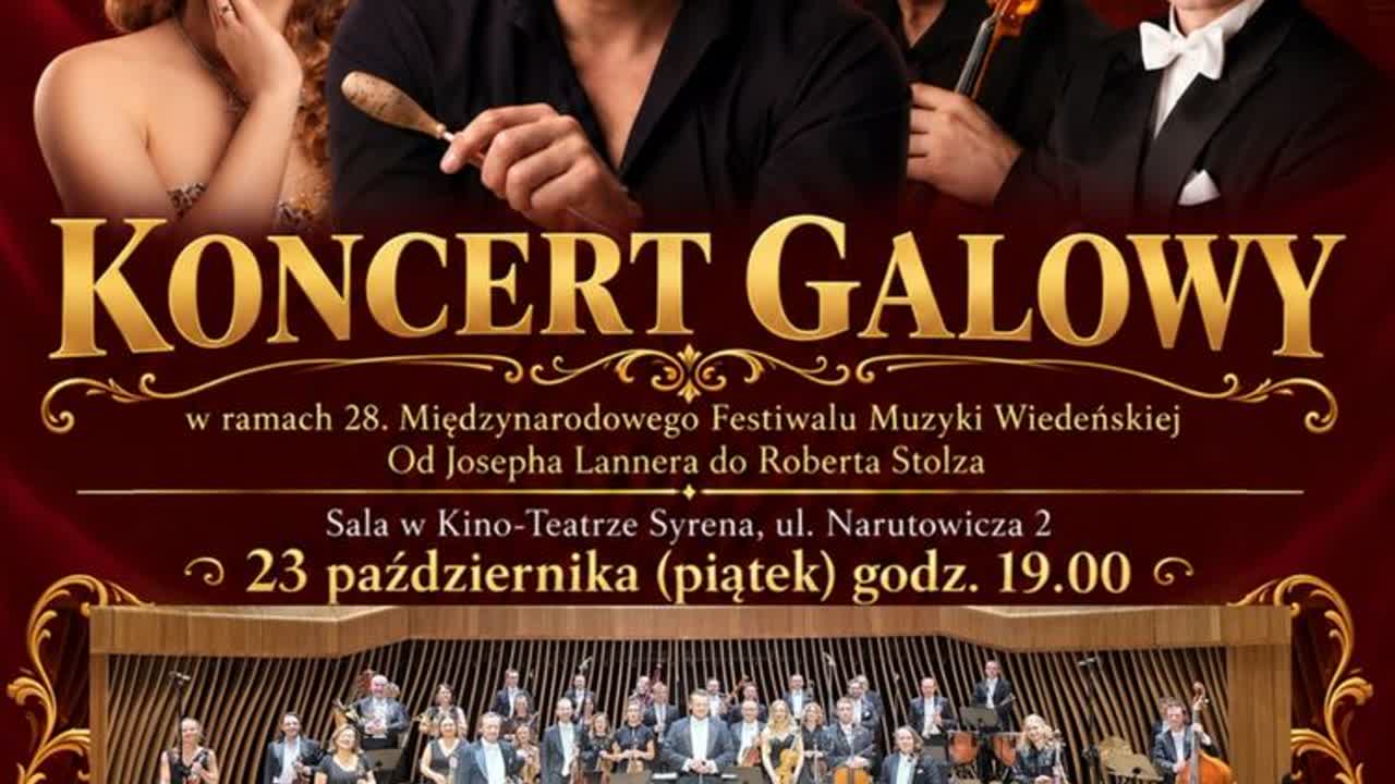 Wiedeńskie melodie w Wieluniu. Koncert Galowy 23 października