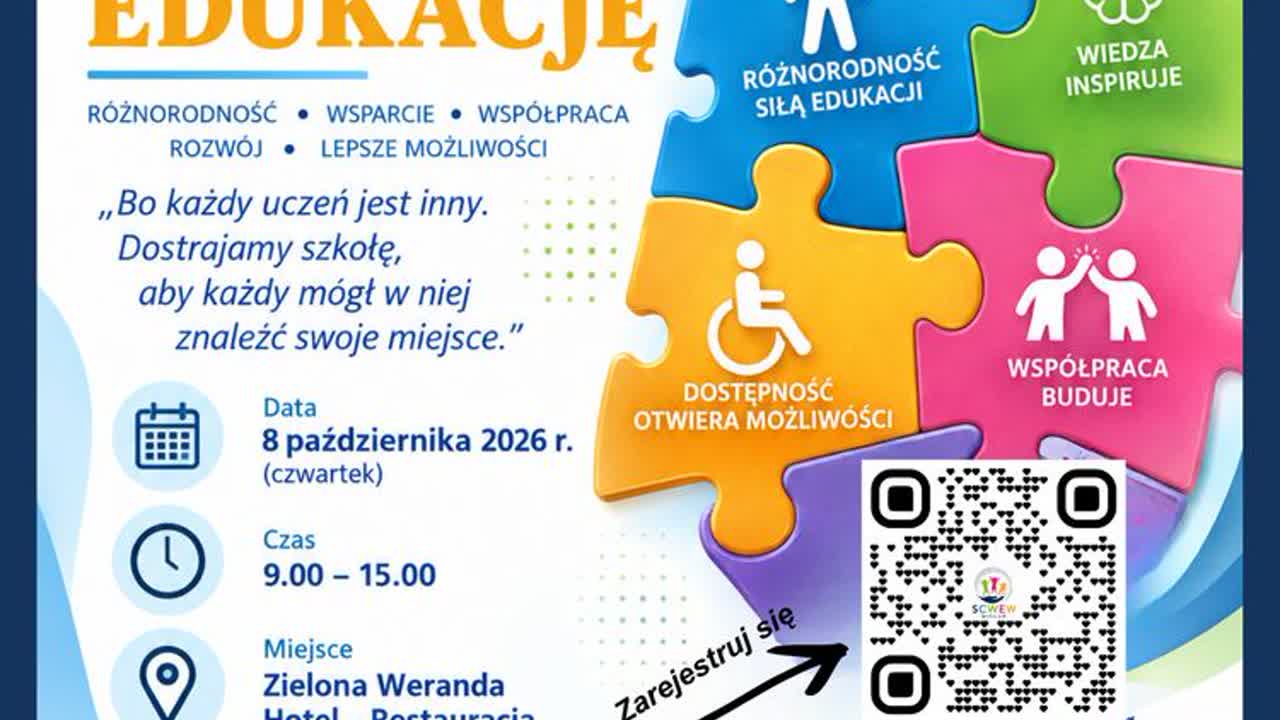 Jutro konferencja inaugurująca Specjalistyczne Centrum Wspierające Edukację Włączającą