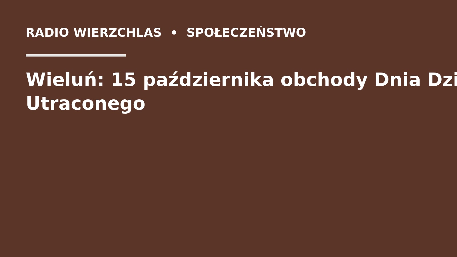 Grafika do informacji: Wieluń: 15 października obchody Dnia Dziecka Utraconego