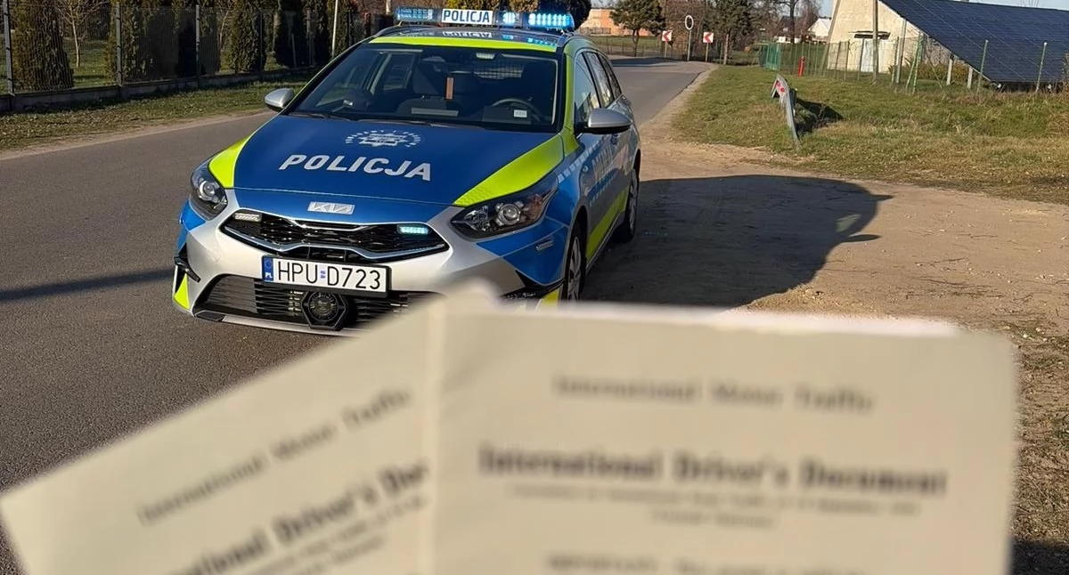 Grafika do informacji: Kępno: dwie interwencje drogówki zakończone poważnymi zarzutami