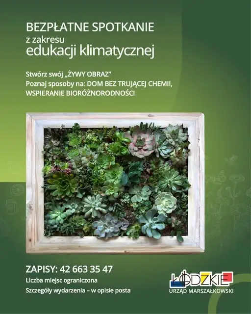 Grafika do informacji: Bezpłatne warsztaty „Żywe obrazy” już 16 października