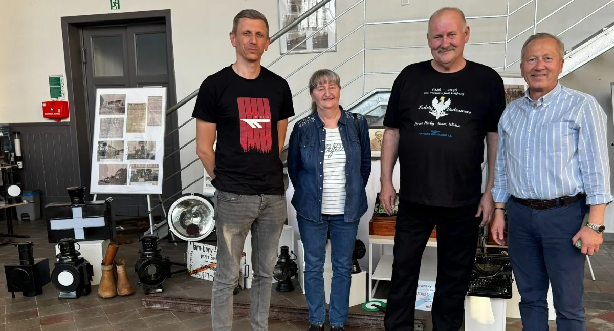 Grafika do informacji: Sto lat linii kolejowej 181. W Wieluniu przypominają historię miejscowego dworca