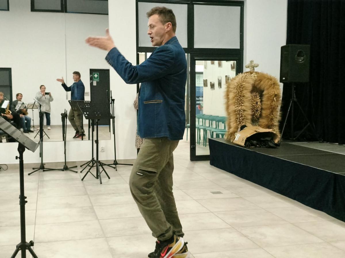 Próba Orkiestry Dętej OSP Wierzchlas z płk. dr. Mariuszem Dziubkiem - zdjecie 14.