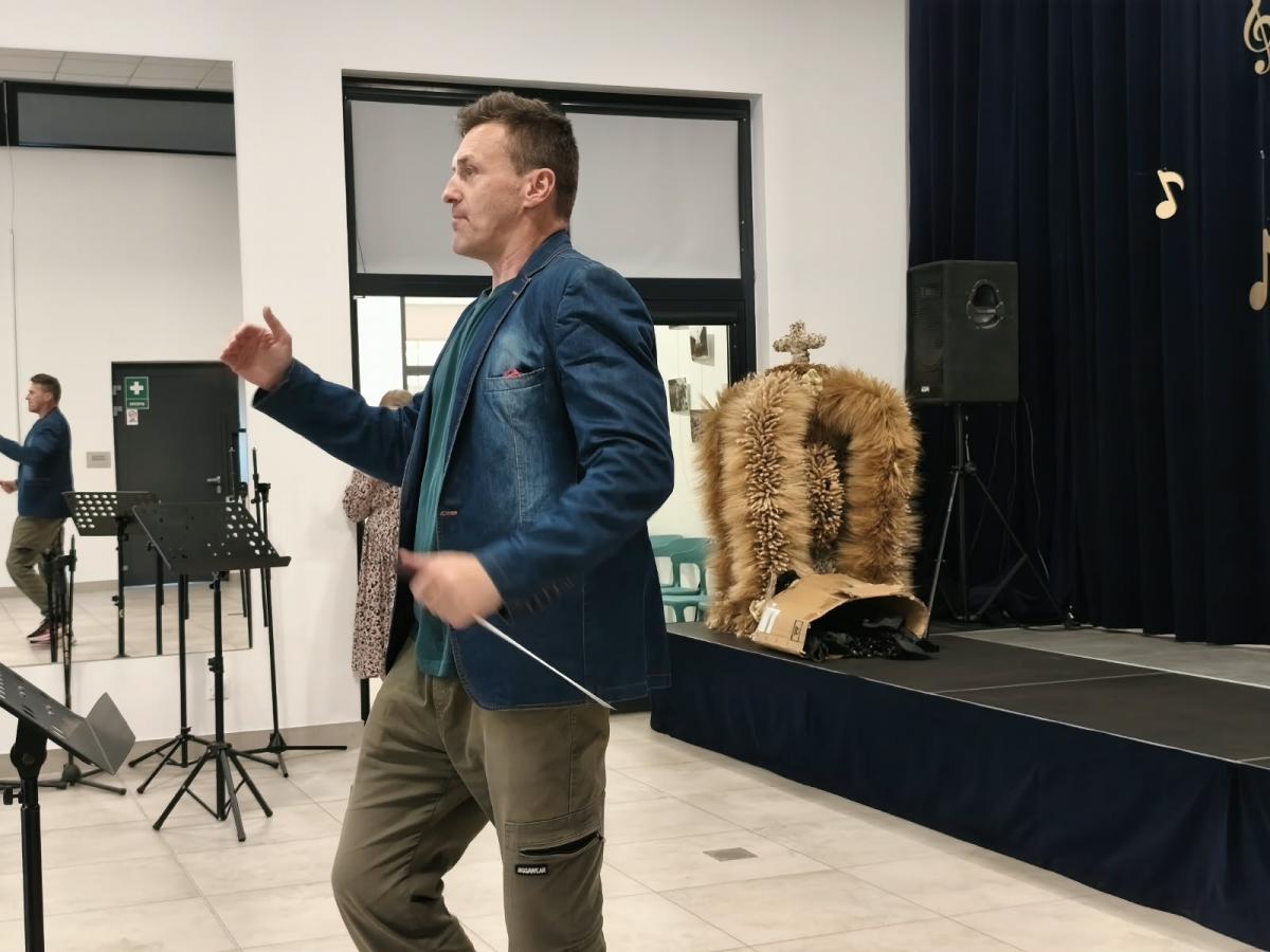 Próba Orkiestry Dętej OSP Wierzchlas z płk. dr. Mariuszem Dziubkiem - zdjecie 16.