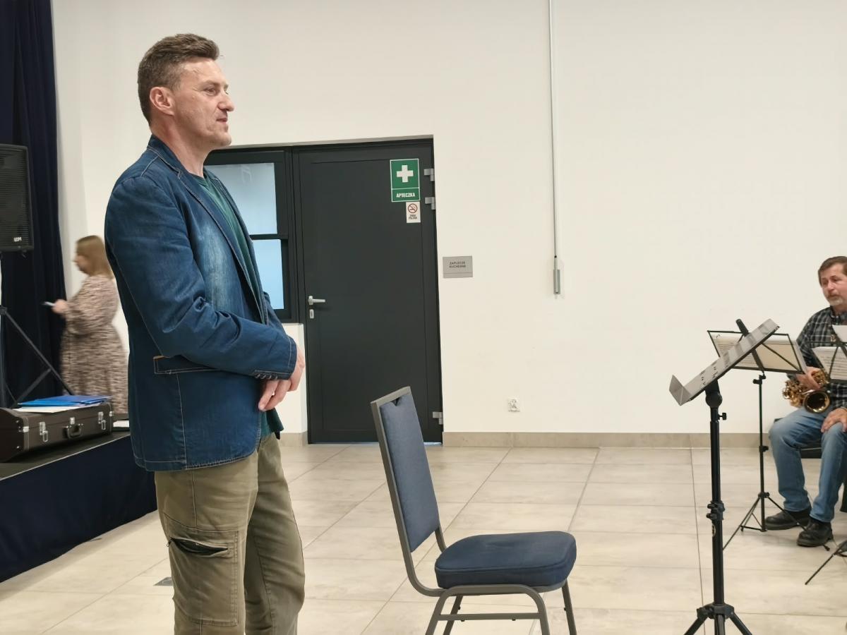 Próba Orkiestry Dętej OSP Wierzchlas z płk. dr. Mariuszem Dziubkiem - zdjecie 40.