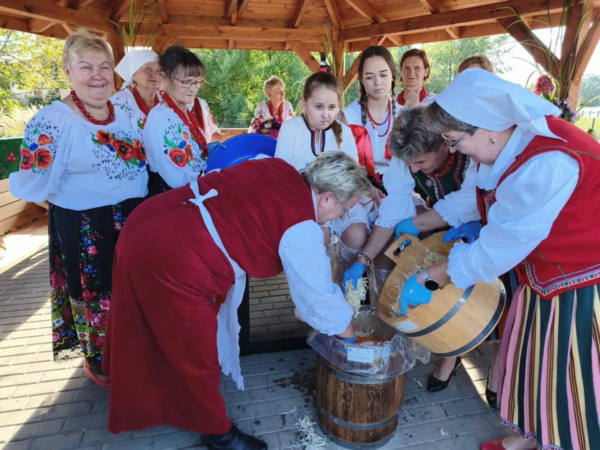 Warsztaty kiszenia kapusty w Rychłocicach - zdjecie 11.