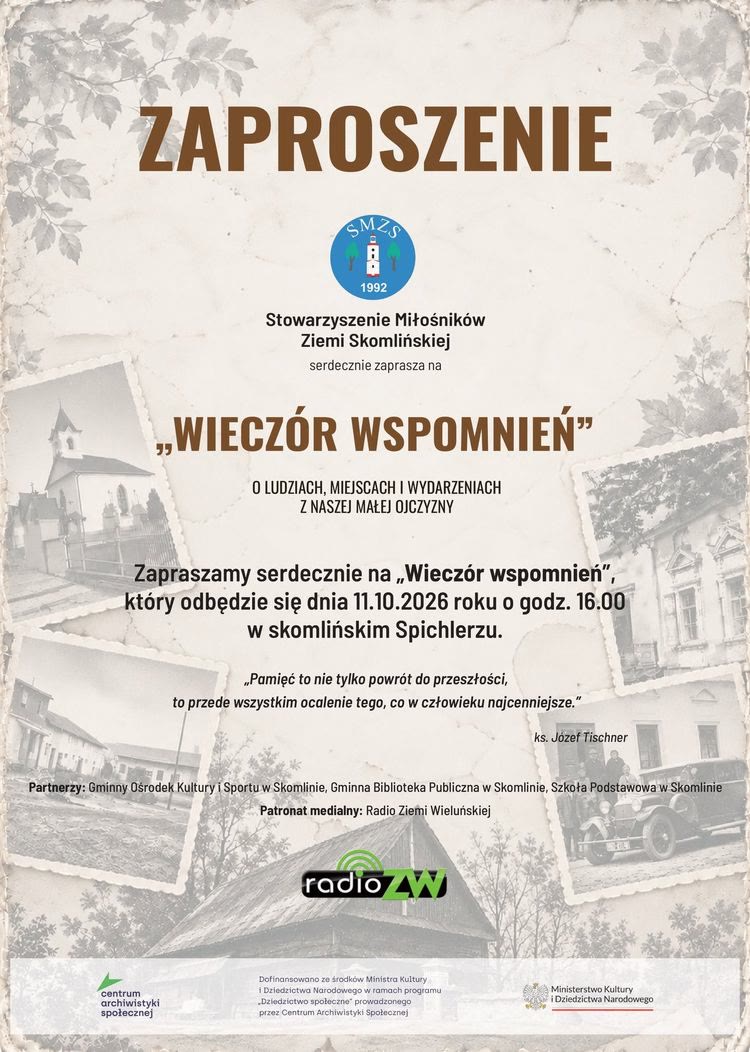 Sto starych fotografii i wspomnienia mieszkańców. W niedzielę spotkanie w skomlińskim spichlerzu — zdjęcie 1.